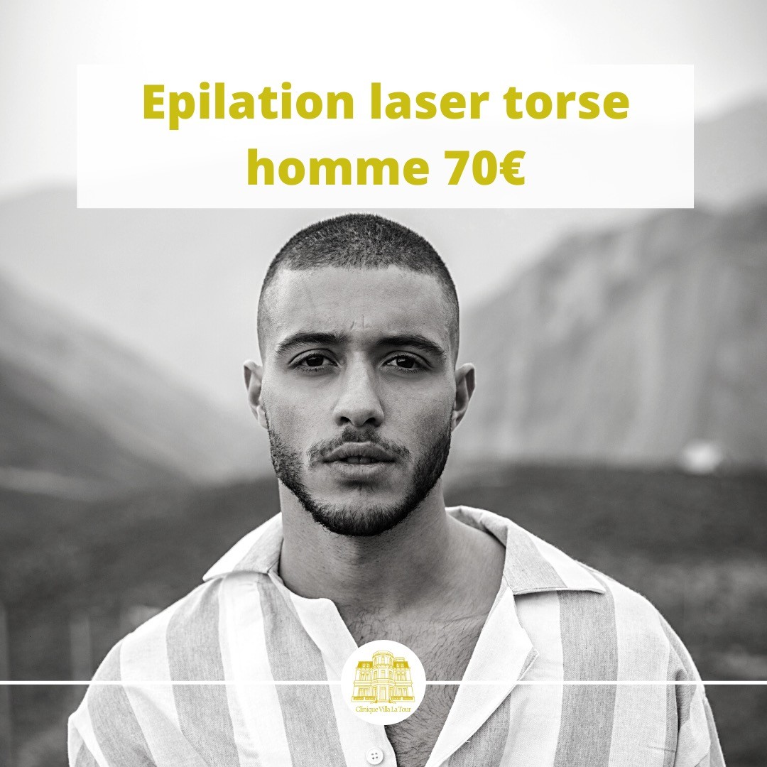 Votre séance d'épilation laser homme pour la zone du torse à 70€. 

#epilationdefinitive #epilationlaser #hairremoval #poils #homme #femme #Tarifs #torse #esthetique #nice #nicefrance #cannes #frejus #frenchriviera